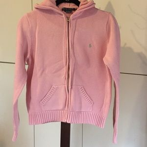 Ralph Lauren Pink Hooded Sweater